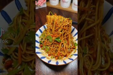 Spaghetti | Italy Noodle foodvideos #cookingshow #Delicious #cheese #eurofood #steak #spaghetti#asmr