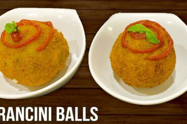 Arancini Balls | How To Make Arancini Rice Balls  | Italian Snacks Recipe | Cheese Balls | Ruchi