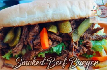 Smoked Beef Burger | Bakra Eid Special | Juicy  Burger recipe | Italian style beef Sandwich in Urdu