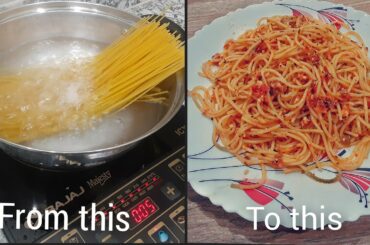 How To Make SPAGHETTI At Home|SPAGHETTI recipe| #ITALY#Food#italystreetfood