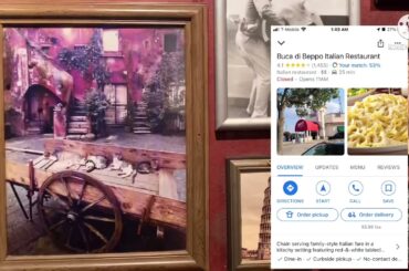 Buca di Beppo Italian restaurant