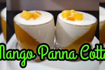 Mango Panna Cotta | cooking with Smruti