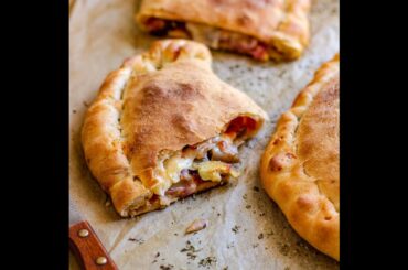 Vegetarian Calzone| What to cook tonight| Yummy Italian Recipe