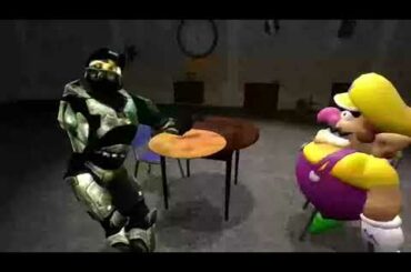 Wario eats at an Italian Restaurant