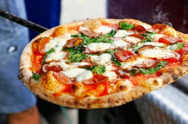 American Street Food - ITALIAN BRICK OVEN PIZZA Pozzuoli Pizza Party NYC