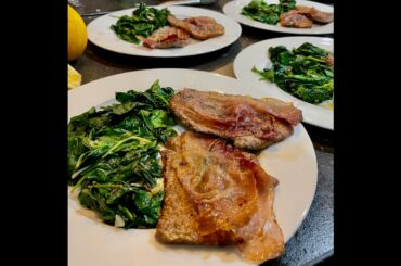 Be Inspired - Spinach with Lemon from Traditional Italian with Lucio Galletto
