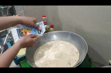 My son's craving for white pasta granted! | Cooking white sauce spaghetti