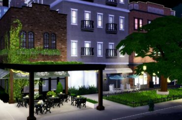 Moricelli's Italian Bistro | The Sims 4 | NO CC | Stop Motion on Beat