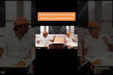Lando Norris Trying To Pronounce Italian Food