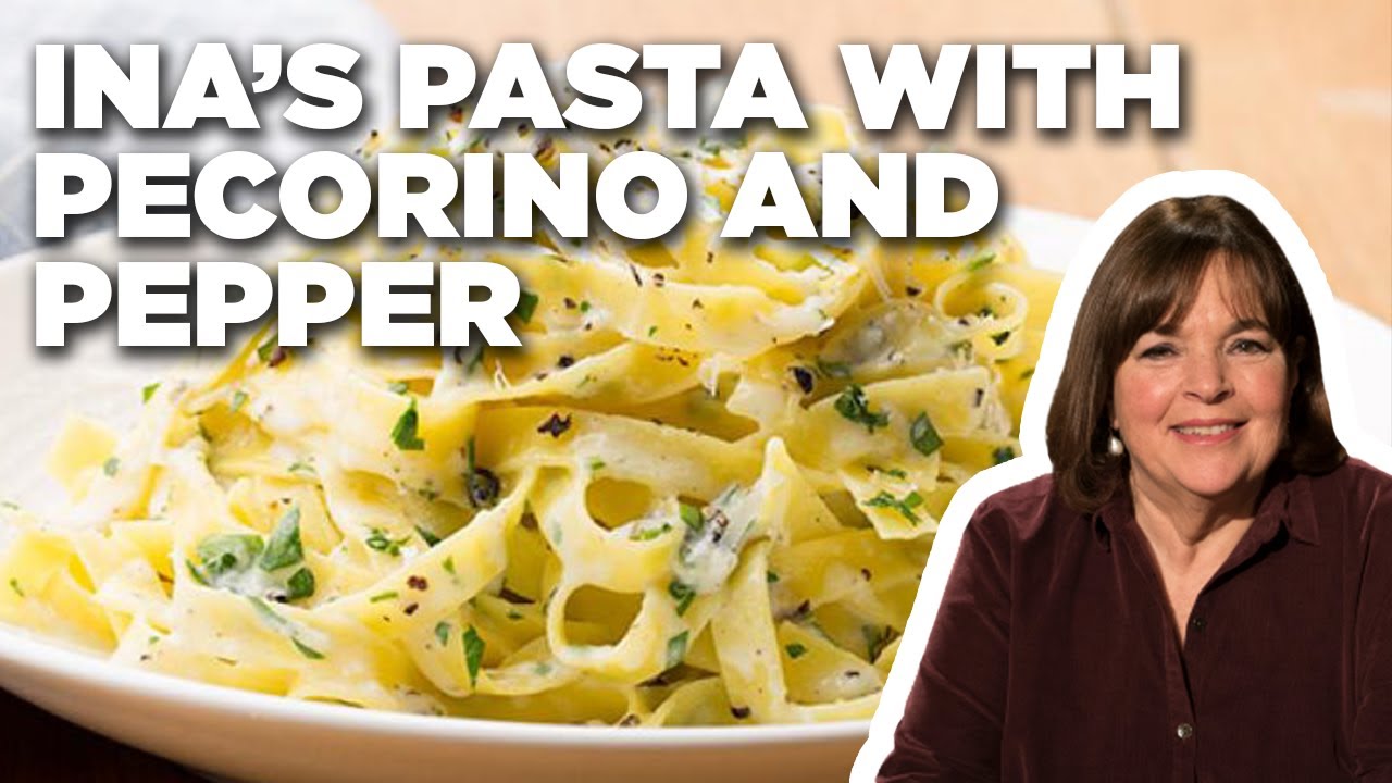 Ina Garten's Pasta with Pecorino and Pepper | Barefoot Contessa | Food Network Ina Garten's Pasta with Pecorino and Pepper | Barefoot Contessa | Food Network