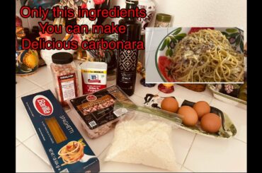 Cooking italian #carbonara