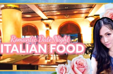 Vlog Italian Food Restaurant, Delicious Italian Food Dinner Pizza,Italian Food ideas Romantic  Night