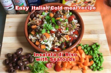 INSALATA di RISO with SEAFOODS! ITALIAN COLD meal for Summer! Jan can Cook Kitchen
