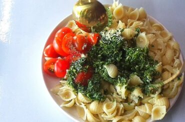 [EASY RECIPE FOR BEGINNERS] Easy Simple Parsley Pasta Recipe Ready in 5 Minutes l How to cook