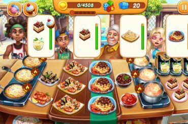 Cooking City Pasta House Super Cafe Part #1 Rome Italian Level 40 (iOs & Android) GamePlay #130