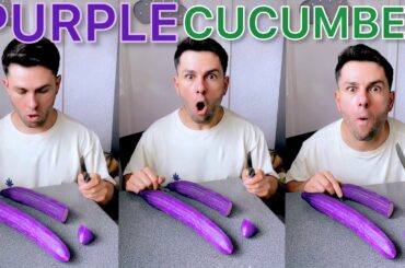 Purple Cucumber #incredible #how #noway #food #comedy #magic #foryou #romania #spain #italy