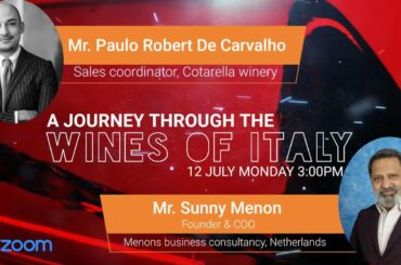 A JOURNEY THROUGH THE WINES OF ITALY | Trailer | International webinar | SJIHMCT