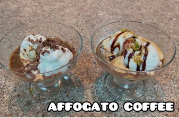 How To Make Affogato Coffee||Affogato Coffee Icecream Dessert Recipe