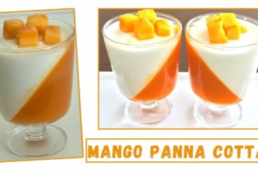 Easy Way To Make Italian Dessert- Mango Panna Cotta | Mango Series | Food Recipes By HZA