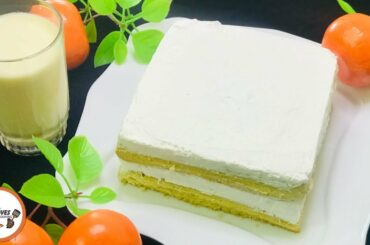 Italian Condensed Milk Cake Recipe | Italian Torta Paradiso | Calorie Chart Included