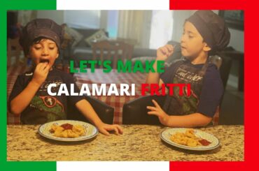 How to Make Crispi Fried Calamari " Calamari Fritti"