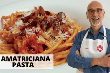 AMATRICIANA PASTA - Classic Italian Recipe