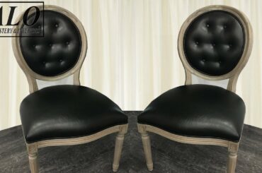 DIY-HOW TO REUPHOLSTER A DINING ROOM CHAIR WITH BUTTONS - ALO Upholstery