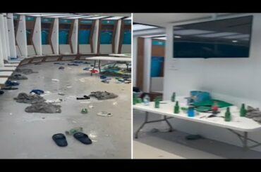 Inside Italy’s ‘battlefield’ dressing room after Euro 2020 final while England stars leave pile of p