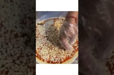 Street Style Pizza | Vegetable Pizza | Street Food | Cheese Loaded Pizza #shorts #youtubeshorts