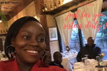 BIRTHDAY SURPRISE #DIRTY30 #FINE DINING ITALIAN RESTURANT