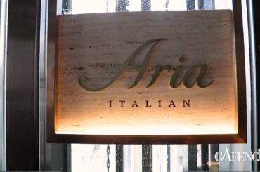 Aria gives diners get an exhilarating East-meets-West dining experience at Italian restaurant