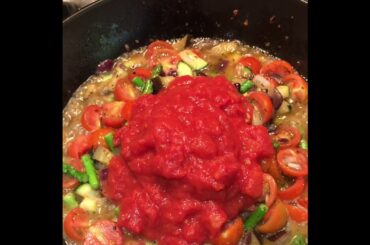 Italian Alfresco Dining Vegetarian Pasta