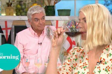 Phillip & Holly Blind Taste Italian & English Wine to Crown The Winner | This Morning