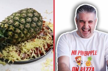 Italian Chef Reacts to PINEAPPLE PIZZA Made by Best YouTube Channel