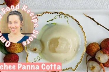 Panna Cotta I Lychee Panna Cotta I How to make Panna Cotta I Italian Dessert Recipe #shorts@Omema D