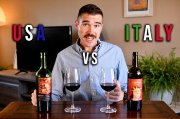 Italian vs American Grocery Store Wine