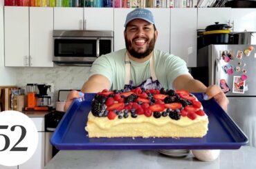 Grandma's Italian Cream-Filled Sponge Cake with Dan Pelosi | At Home With Us