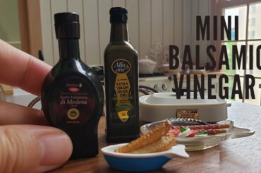 Toy mini brands- Balsamic vinegar| Italian food|
