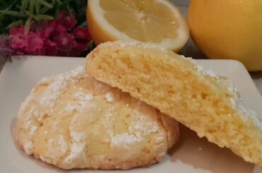 Amazing soft italian lemon cookies easy recipe (melt in your mouth)
