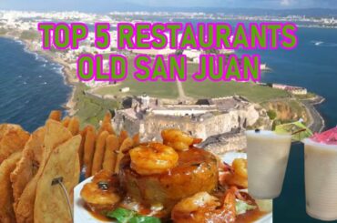 Top 5 Restaurants in Old San Juan // Local Puerto Rican Food, Italian, Vegan, Street Food, and More!