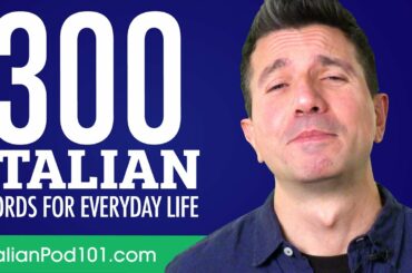 300 Italian Words for Everyday Life - Basic Vocabulary #15