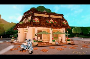 Building a Fancy Restaurant in Bloxburg w/ Anix & Faulty