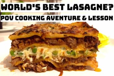 WORLD'S BEST WAGYU LASAGNE? POV Cooking Adventure & Lesson