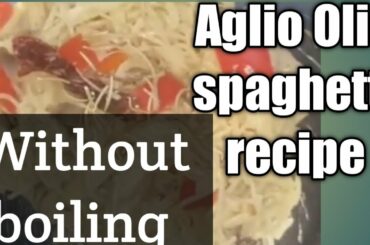 Malaysian Indian style Aglio Olio/Spaghetti Aglio Olio/Pasta/Alioolio/Italian cuisine/multiplewarnas