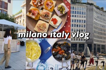 Summer in Milan: grocery shopping, aperitivo, italian food and my working life | Milano Italy Vlog