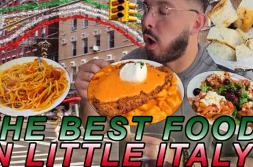 NYC LITTLE ITALY EPIC FOOD CRAWL (Mulberry Street)
