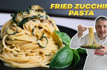 How to Make FRIED ZUCCHINI PASTA Like an Italian (Spaghetti alla Nerano)