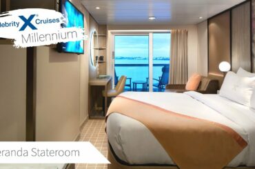 Veranda Stateroom | Full Walkthrough Tour & Review 4K | Celebrity Millennium | 2021