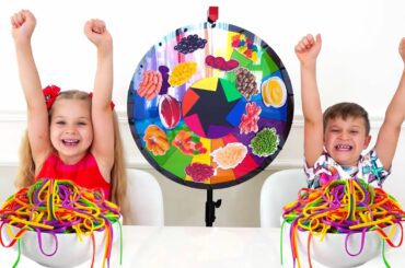 Diana and Roma Mystery Wheel of Spaghetti Challenge