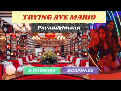 VLOG 7: THE NEWEST ITALIAN RESTAURANT IN LONDON – AVE MARIO, & HARRODS & DAPHNES | Pavani & Imaan VLOG 7: THE NEWEST ITALIAN RESTAURANT IN LONDON - AVE MARIO, & HARRODS & DAPHNES | Pavani & Imaan